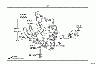 TIMING GEAR COVER & REAR END PLATE 2